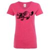 Women’s Glitter V-Neck T-Shirt Thumbnail
