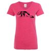 Women’s Glitter V-Neck T-Shirt Thumbnail