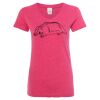 Women’s Glitter V-Neck T-Shirt Thumbnail