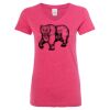 Women’s Glitter V-Neck T-Shirt Thumbnail