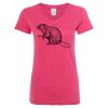 Women’s Glitter V-Neck T-Shirt Thumbnail