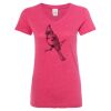Women’s Glitter V-Neck T-Shirt Thumbnail