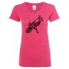 Women’s Glitter V-Neck T-Shirt Thumbnail