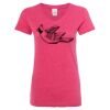 Women’s Glitter V-Neck T-Shirt Thumbnail