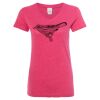 Women’s Glitter V-Neck T-Shirt Thumbnail