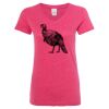 Women’s Glitter V-Neck T-Shirt Thumbnail