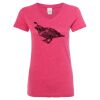 Women’s Glitter V-Neck T-Shirt Thumbnail