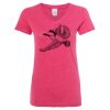 Women’s Glitter V-Neck T-Shirt Thumbnail