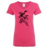 Women’s Glitter V-Neck T-Shirt Thumbnail