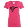 Women’s Glitter V-Neck T-Shirt Thumbnail