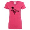 Women’s Glitter V-Neck T-Shirt Thumbnail