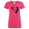 Women’s Glitter V-Neck T-Shirt Thumbnail