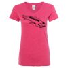 Women’s Glitter V-Neck T-Shirt Thumbnail