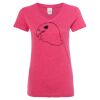 Women’s Glitter V-Neck T-Shirt Thumbnail