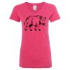 Women’s Glitter V-Neck T-Shirt Thumbnail