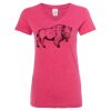 Women’s Glitter V-Neck T-Shirt Thumbnail