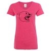 Women’s Glitter V-Neck T-Shirt Thumbnail