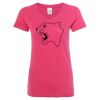 Women’s Glitter V-Neck T-Shirt Thumbnail