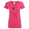 Women’s Glitter V-Neck T-Shirt Thumbnail