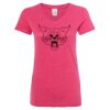 Women’s Glitter V-Neck T-Shirt Thumbnail