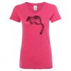 Women’s Glitter V-Neck T-Shirt Thumbnail