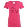 Women’s Glitter V-Neck T-Shirt Thumbnail