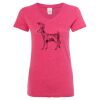 Women’s Glitter V-Neck T-Shirt Thumbnail