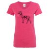 Women’s Glitter V-Neck T-Shirt Thumbnail