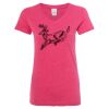 Women’s Glitter V-Neck T-Shirt Thumbnail