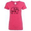 Women’s Glitter V-Neck T-Shirt Thumbnail
