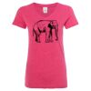Women’s Glitter V-Neck T-Shirt Thumbnail