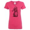 Women’s Glitter V-Neck T-Shirt Thumbnail
