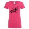 Women’s Glitter V-Neck T-Shirt Thumbnail