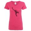 Women’s Glitter V-Neck T-Shirt Thumbnail