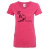 Women’s Glitter V-Neck T-Shirt Thumbnail