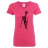 Women’s Glitter V-Neck T-Shirt Thumbnail