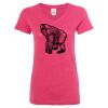 Women’s Glitter V-Neck T-Shirt Thumbnail