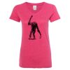 Women’s Glitter V-Neck T-Shirt Thumbnail