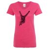 Women’s Glitter V-Neck T-Shirt Thumbnail