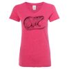 Women’s Glitter V-Neck T-Shirt Thumbnail