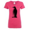 Women’s Glitter V-Neck T-Shirt Thumbnail