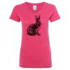 Women’s Glitter V-Neck T-Shirt Thumbnail