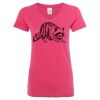 Women’s Glitter V-Neck T-Shirt Thumbnail