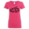 Women’s Glitter V-Neck T-Shirt Thumbnail