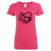 Women’s Glitter V-Neck T-Shirt Thumbnail