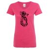 Women’s Glitter V-Neck T-Shirt Thumbnail