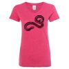 Women’s Glitter V-Neck T-Shirt Thumbnail