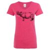 Women’s Glitter V-Neck T-Shirt Thumbnail