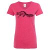 Women’s Glitter V-Neck T-Shirt Thumbnail