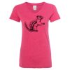 Women’s Glitter V-Neck T-Shirt Thumbnail